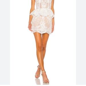V. Chapman Ivory Lace Dress